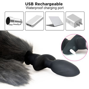 Tapón <span class=keywords><strong>Anal</strong></span> Eléctrico de Silicona Impermeable con 3 Modos de Rotación y 12 Frecuencias de Vibración - Product Image 4