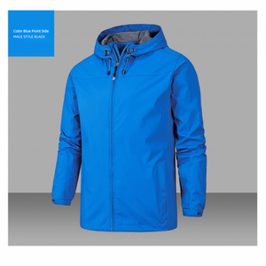 <span class=keywords><strong>Chaqueta</strong></span> Cortavientos <span class=keywords><strong>para</strong></span> Hombre <span class=keywords><strong>y</strong></span> <span class=keywords><strong>Mujer</strong></span>, Ligera, con Capucha <span class=keywords><strong>y</strong></span> Cremallera, de Poliéster, <span class=keywords><strong>para</strong></span> Senderismo, Camping <span class=keywords><strong>y</strong></span> Uso Casual - Product Image 4