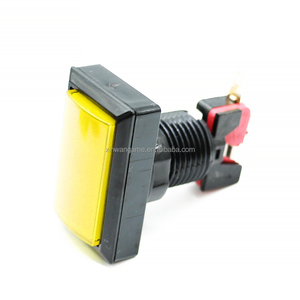 Münz schieber Maschine Knopf Arcade Spiel automat DIY Joystick Konsole Verkaufs automat Rechteck Abschrägung Rand Licht Druckknopf - Product Image 3