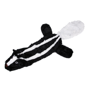 Eco-Friendly Unstuffed Plush Squeaky Dog Toy Set Dual Squeaker Woodland Animal Chew Toy for Indoor <b>Play</b> - Product Image 5