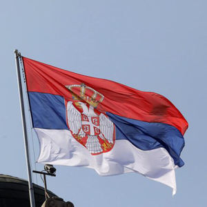 <span class=keywords><strong>Bandera</strong></span> de <span class=keywords><strong>Serbia</strong></span> Campeonato Europeo 90x150cm Elección al aire libre SR Serbio Decoración nacional <span class=keywords><strong>serbia</strong></span> Impermeable para deportes - Product Image 2