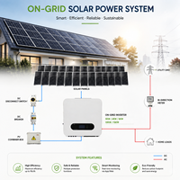 Système solaire photovoltaïque connecté au réseau ThinkPower 5-15KW, certifié CE TUV, ensemble complet, générateur solaire connecté au réseau avec panneaux monocristallins pour la maison