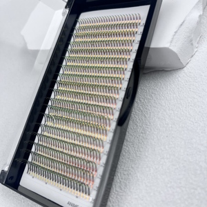 Top Lash Factory : Cils synthétiques coréens Aurora Anime Volume en gros et extensions de cils volume Anime Spikes - Product Image 4