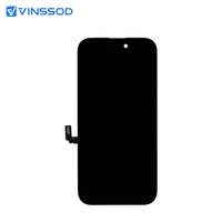 Écran LCD pour iPhone 16, assemblage d'écran OLED rigide de remplacement, adaptateur de réparation pour téléphone, vente en gros
