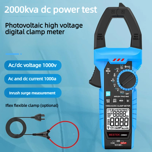 Multimètre numérique à gamme automatique MESTEK, testeur de courant AC/DC haute tension, pince ampèremétrique solaire photovoltaïque - Product Image 2