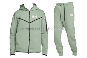 メンズスポーツウェアカスタマイズ秋スウェットメンズツーピースジョギングスーツメーカー卸売 - Product Image 6
