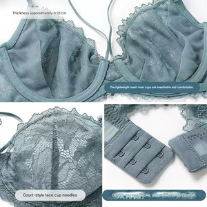 Nouvel ensemble soutien-gorge et t-shirt décontracté pour femme 2025 – Sans armatures, sans coutures, respirant, coupe pleine, pour le quotidien - Product Image 6