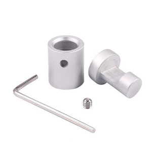 Clous publicitaires solides <span class=keywords><strong>à</strong></span> montage latéral sans perçage en aluminium Clip de verre et vis de signalisation <span class=keywords><strong>pour</strong></span> meubles et plaques de <span class=keywords><strong>porte</strong></span> - Product Image 4