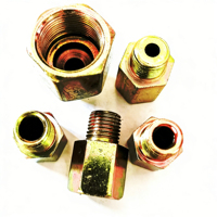 Adaptador Hidráulico Métrico BSP Macho-Hembra Tipo A y Tipo B, Conector de Unión para Líneas Neumáticas e Hidráulicas de Camiones