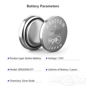 Bateri4cs สำหรับ <span class=keywords><strong>Sony</strong></span> 45mAh AG6 371 <span class=keywords><strong>SR920SW</strong></span> LR920 171 370 371 L921 LR69 SR920 SR69 1.55V กระดุมนาฬิกาเหรียญเงินออกไซด์ - Product Image 4