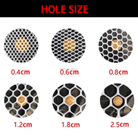Grillage en Plastique Rigide pour Poulailler, Maille Hexagonale Verte, Blanche ou Noire pour Volaille