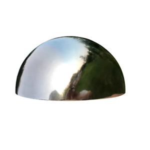 Esfera de Metal de media cúpula hueca de acero inoxidable pulido de 40mm 50mm 60mm 80mm - Product Image 6