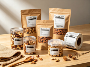 Étiquette autocollante personnalisée imperméable pour les informations nutritionnelles et les ingrédients alimentaires, adhésive pour l'emballage des compléments alimentaires en bouteille ou en pot - Product Image 4
