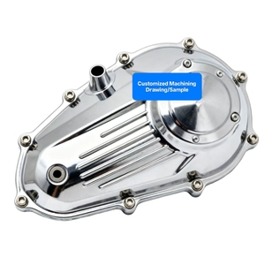 Dongguan OEM OEM ชิ้นส่วนรถจักรยานยนต์ CNC ที่กำหนดเองอะไหล่รถจักรยานยนต์ที่กำหนดเองที่กำหนดเองอลูมิเนียม CNC ชิ้นส่วนเครื่องจักรกลฝาครอบเพลาข้อเหวี่ยงด้านซ้าย - Product Image 2