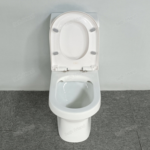 Inodoro de doble descarga de una pieza sin montura con certificado CE, Oriente Medio, Sabe árabe, gran oferta, WC de cerámica de lavado, artículos sanitarios Inodoro - Product Image 4