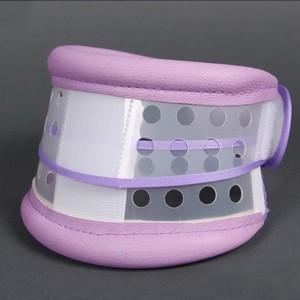 Colorful Breathable <b>Neck</b> Brace Purple Adjustable Cervical Support For Home Use Unisex <b>Neck</b> Protection - Product Image 1