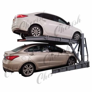 Rampes de levage hydrauliques en acier pour empilage de voitures, pour garages à plafond bas, entraînement motorisé, capacité de charge 2500 kg, équipement de stationnement - Product Image 3