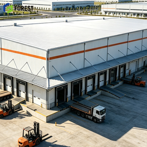 Centre de manutention préfabriqué en acier modulaire à grande capacité de charge pour entrepôt commercial à portée libre - Product Image 1
