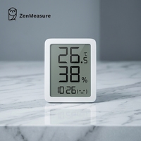 ZenMeasure Bestseller Mini Digitaler Feuchtigkeitsmesser aus ABS-Material, OEM/ODM-Unterstützung für Schrank- und Garderobenschutz, Mengenrabatt