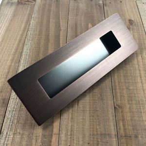 WEKIS Modern Design Antique Copper Sliding Barn <b>Door</b> Flush <b>Pull</b> <b>Handle</b> Stainless Steel Exterior Hotel/Apartment/Villa/Mall Use - Product Image 6