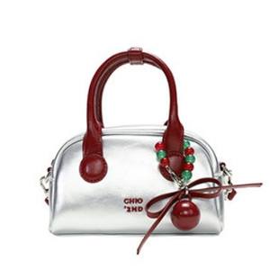 Bolso de Hombro de Moda para Mujer, Estilo Bowling Pequeño, con Forro de Poliéster, Cierre de Cremallera y Asa Única - Product Image 5