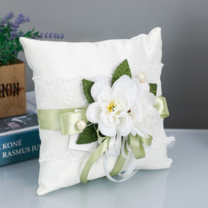 Faux Flower & Lace Basket Fresh Vintage Style Flower Girl Handbag Basket <b>Wedding</b> Decor <b>Prop</b> - Product Image 5