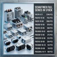 Filtre EMI monophasé Schaffner FN2010-20-06 |   Suppresseur de bruit 20A 250V AC/DC |   Filtre de ligne électrique compact à montage sur châssis haute performance