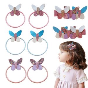 Horquilla de mariposa, diadema, cordón para el cabello, cuero PU, horquilla cruzada de Color, nuevo diseño de borde, accesorios para el cabello para niños - Product Image 2