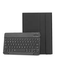 Casing ponsel kulit PU dengan Keyboard, casing penutup pelindung Tablet bahan kulit PU, casing Keyboard untuk ponsel Samsung Galaxy Tab S7 S8 Plus S7FE