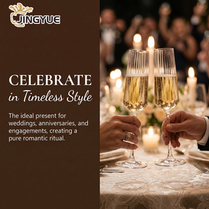 Ensemble de flûtes à champagne personnalisées pour mariage dans un coffret cadeau en bois, verres à toast gravés sur mesure pour la mariée, le marié et l'anniversaire de mariage - Product Image 4