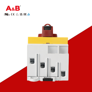 GF51-40 4Pセルフロック式600V 800V 1000V 1200V PV切断<span class=keywords><strong>DC</strong></span>絶縁スイッチ（赤色ハンドル付きディスコネクタ）配電用 - Product Image 4