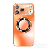 Nouveau modèle 16 Pro Max instantanément mis à niveau vers 17 Pro Max, coque de téléphone magnétique mate à grande fenêtre pour iPhone 17 16 15 14 Pro Max