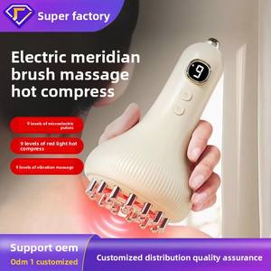 Cepillo corporal de meridiano eléctrico portátil exclusivo transfronterizo Masajeador de terapia de vibración inteligente Guasha multifuncional - Product Image 2