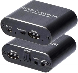 TV-Link สำหรับ2.0เครื่องแยกเสียง Arc 2160P/120Hz HDCP2.2 Optical Toslink SPDIF 3.5มม. RCA Audio Converter 2160P <span class=keywords><strong>X</strong></span> 2K <span class=keywords><strong>3D</strong></span> สำหรับ - Product Image 2