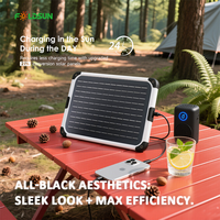 Chargeur solaire portable Foldsun haute efficacité 22,4 % PERC, panneau PET, design pliable personnalisé non standard pour le camping
