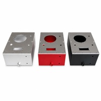 Boîtier d'équipement d'automatisation industrielle de précision, usiné CNC, surface anodisée, personnalisation de la couleur, certifié ISO 9001