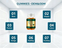 Gummies OEM NAD+ Resvératrol Complex pour la réparation cellulaire et l'impulsion énergétique, extrait de berbérine 10:1, vente en gros en vrac, approvisionnement direct usine