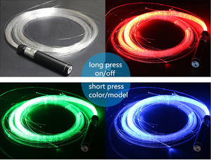Source de lumière rechargeable par USB outil de danse de boîte de nuit fouet en fibre optique pour fête - Product Image 6