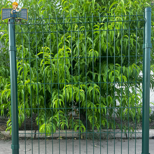 Clôture en treillis soudé 3D courbé, panneau de clôture de sécurité <span class=keywords><strong>rigide</strong></span> à pliage triangulaire pour périmètre industriel, usage commercial - Product Image 6