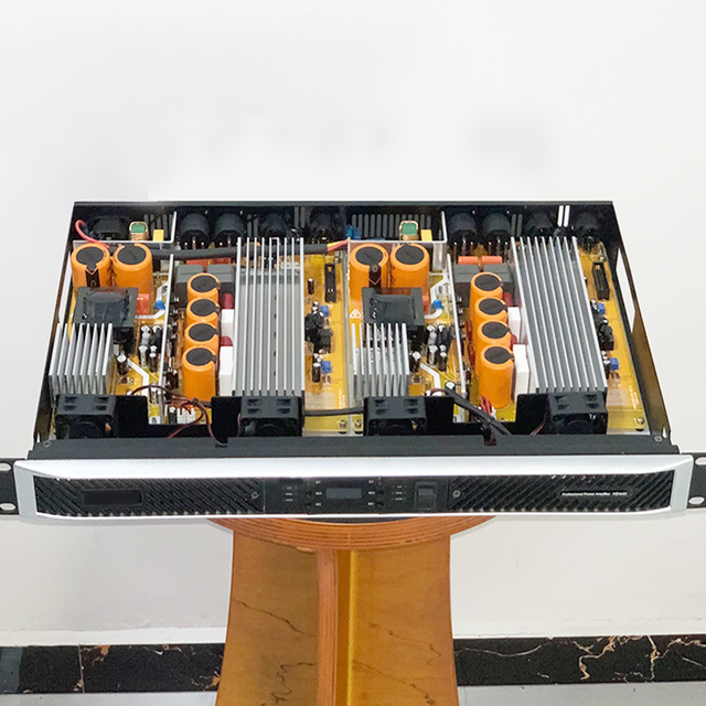 1U Class D Digital Amplifier, 4 Channels, 600W Power Audio Amplifier, Suitable for Outdoor Party Stages