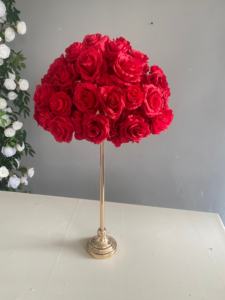 ลูกบอลดอกไม้ประดิษฐ์สีขาวสำหรับจัดงานแต่งงานบอล D-FB035ดอกไม้ผ้าไหมสำหรับตกแต่งงานอีเวนต์ - Product Image 5