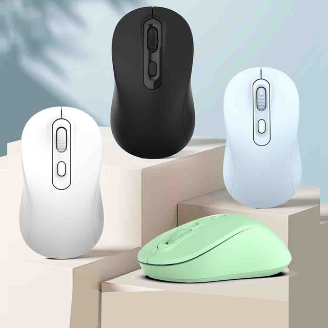 Factory Supply 2.4G Wireless Optical Gaming Mouse LED 1600 DPI 4-Button PAW3395 Sensor Battery Nano Receiver for PC/Laptop CE