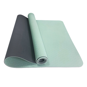 Alta calidad XINGYUN 6mm de espesor TPE esterilla de Yoga con logotipo personalizado antideslizante de doble cara 183cm de longitud de uso Universal de fábrica al por mayor - Product Image 1