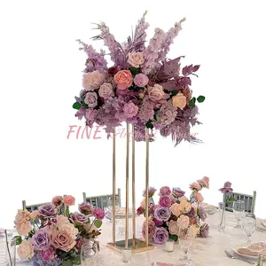 Wedding Flowers Silk Artificial Rose Ball Wedding Decoration Centerpiece Flower Ball