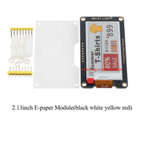 Module d'affichage E-Paper/E-Ink/EInk de 1,54'', 2,13'', 2,9'' (1,54, 2,13, 2,9 pouces) avec interface SPI pour Arduino, STM32, Raspberry Pi, ESP32