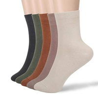 Chaussettes Crew Design personnalisées pour femmes Chaussettes en coton de haute qualité Chaussettes personnalisées solides et décontractées