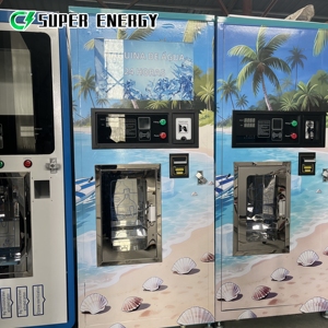 Distributeur automatique de glace 24h/24 pour la communauté, entièrement automatique, avec ensachage, libre-service, équipement commercial de vente de glace au détail - Product Image 5