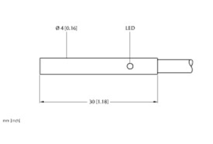 Sensor de Proximidad Inductivo MT-TURCK BI1-EH04-AP6X 4609540 10-30VDC Salida PNP Detección de Posición PLC Industrial Nuevo en Stock - Product Image 1