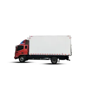 Kulkas truk ikan daging 4*2 truk dingin 4m 6m kotak kulkas truk freezer tangan kanan berkendara terlaris