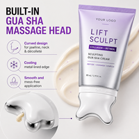 Crème Gua Sha raffinante au collagène et au rétinol de qualité supérieure |   Crème pour le cou pour le lifting et le raffermissement, soin des ridules, masseur pour le cou, soins de la peau coréens